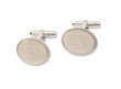 Oval Etched Cufflinks